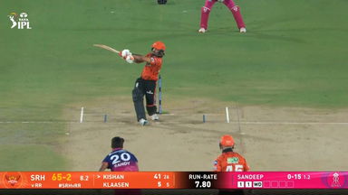 IPL 2026 M21: SRH vs RR - Ishan Kishan Six