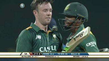 4TH ODI: IND vs SA – AB de Villiers Six