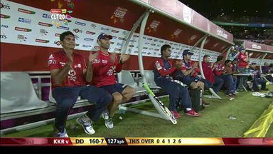 M2: DD vs KKR – Ajit Agarkar six