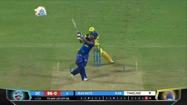 M02: CSK vs DC – Shikhar Dhawan Six