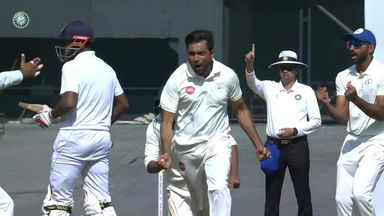 Ranji Trophy 2023/24, Gujarat vs Karnataka: Karnataka 2nd Innings Fall of Wickets