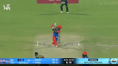 IPL 2025 M60: DC vs GT - Abishek Porel Six