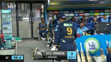 Q1: GT vs CSK – Rahul Tewatia Wicket