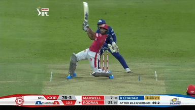 M13: KXIP vs MI – Nicholas Pooran Six