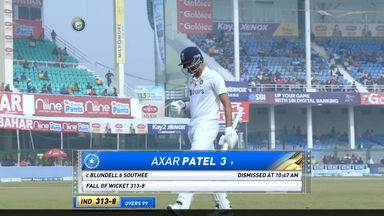 IND vs NZ 2021, 1st Test, Day 2: Axar Patel Wicket