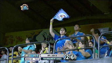 M5: CSK vs MI – Kieron Pollard Six