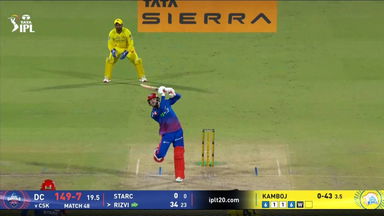 IPL 2026 M48: DC vs CSK - Sameer Rizvi Six