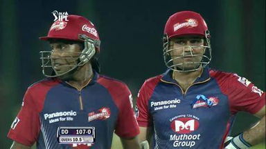 Match 36 DD vs MI – Sehwag's 4th Six