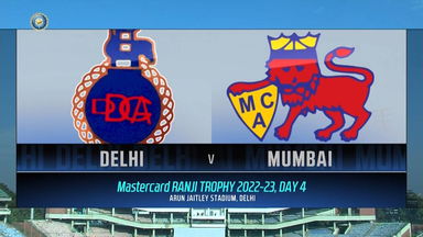 Ranji Trophy  2022/23, Delhi vs Mumbai  Day 4: Match Highlights