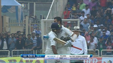 IND vs AUS 2017 - 3rd Test : IND 1st Inns Highlights