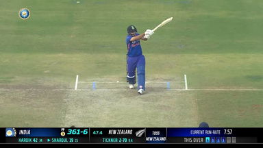 IND vs  NZ 2023, 3RD ODI: Shardul Thakur  Six