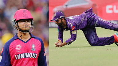 Stunner from Rahane: Sensational catch running backwards