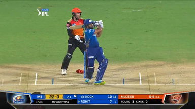 M09: MI vs SRH  – Rohit Sharma Six