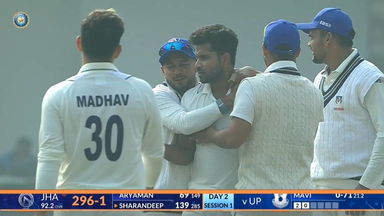 Ranji Trophy 2025-26, Uttar Pradesh vs Jharkhand: Jharkhand 1st Innings Fall of Wickets