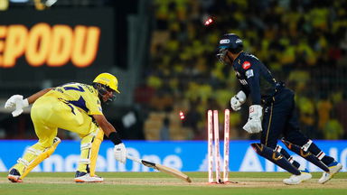 Smart & Fast: Saha's lightening stumping of dangerous Rachin