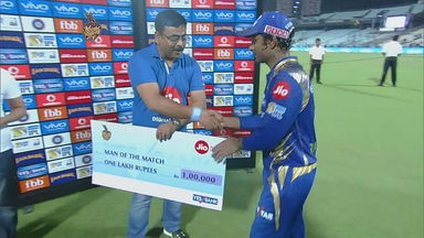 M54: KKR vs MI – Man of the Match – Ambati Rayudu