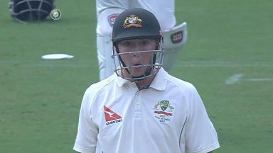 The Ishant 'fall' and Renshaw's stunned expression