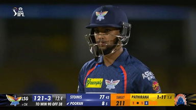 Pooran provides impetus with attacking 34(15)
