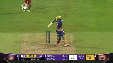 M08: KKR vs PBKS – Andre Russell Six