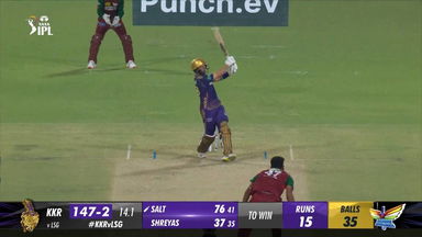 M28: KKR vs LSG – Phil Salt Six