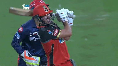 ABD's monstrous hit lands on roof