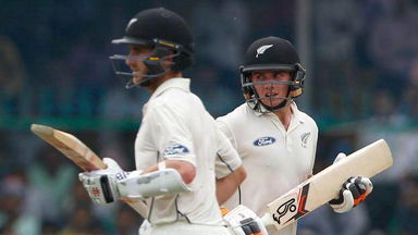2nd-wicket 124-run stand between Latham & Williamson