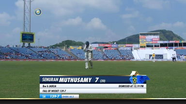 IND vs SA 2019, 2nd Test, Day 3: Senuran Muthusamy Wicket