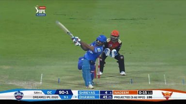 Q2: DC vs SRH – Shikhar Dhawan Six