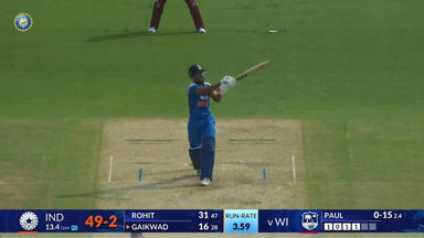 IND vs WI 2026, 3rd ODI: Ruturaj Gaikwad Six