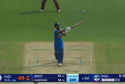 IND vs WI 2026, 3rd ODI: Ruturaj Gaikwad Six