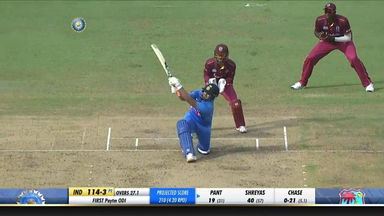IND vs WI 2019, 1st ODI: Rishabh Pant Six