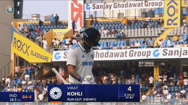 IND vs NZ 2024, 3rd Test: Virat Kohli Wicket