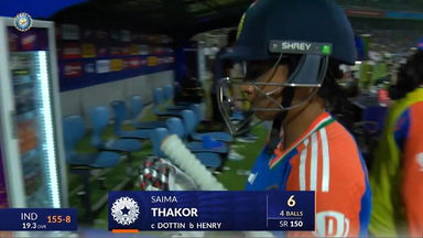 IND-W vs WI-W 2024, 2nd T20I: Saima Thakor Wicket