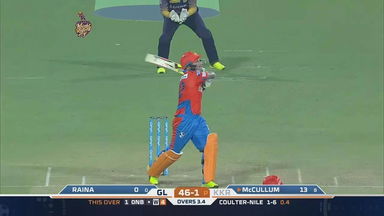 M23: KKR vs GL – Brendon McCullum Six