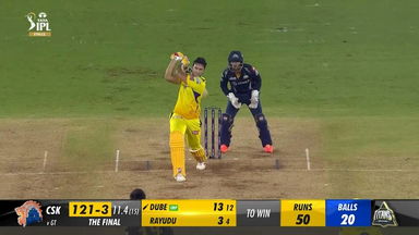 Final: CSK vs GT – Shivam Dube Six