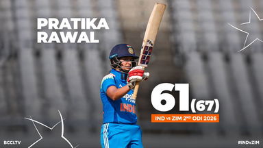 Pratika Rawal's fine opening act of 61(67)