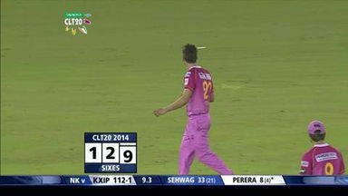 M13: KXIP vs NK –  Thisara Perera Six