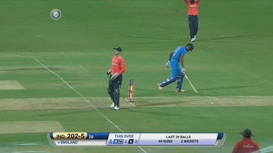 IND vs ENG 2017, 3rd T20I : Hardik Pandya Wicket