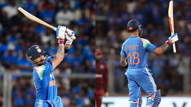 SHOT! A Kohli special to bring up classy fifty