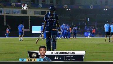 M51: GT vs MI – Sai Sudharsan Wicket