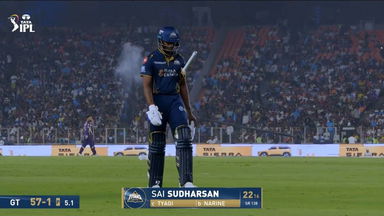 IPL 2026 M25: GT vs KKR - Sai Sudharsan Wicket