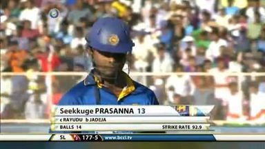 2ND ODI: IND vs SL – Seekkuge Prasanna Wicket