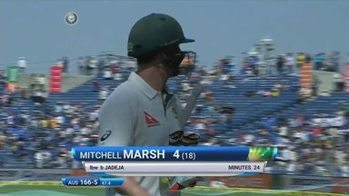 IND vs AUS 2017 - 1st Test day 1 : Mitchell Marsh Wicket