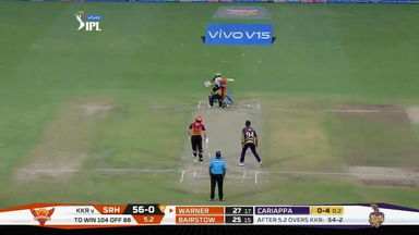 M38: SRH vs KKR – David Warner Six