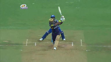 M37: MI vs KKR – Robin Uthappa Six