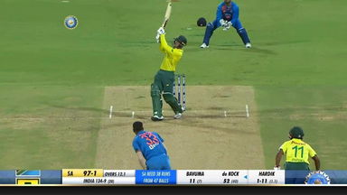 IND vs SA 2019, 3rd T20I: Quinton de Kock Six