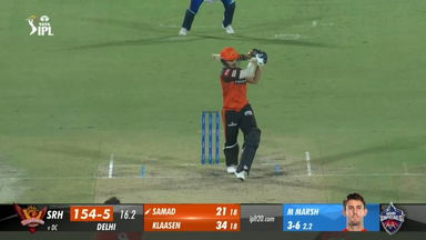 M40: DC vs SRH –   Abdul Samad  Six
