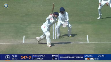Ranji Trophy 2025 QF4, Saurashtra vs Gujarat: Manan Hingrajia's composed knock of 83(219)