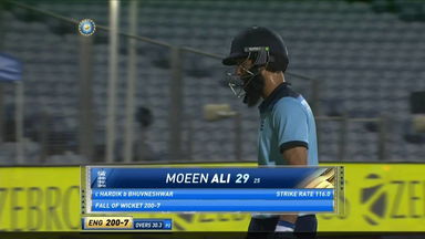 IND vs ENG 2021, 3RD ODI : Moeen Ali Wicket