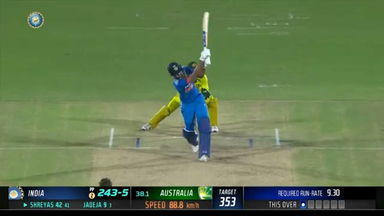 IND vs AUS 2023-24, 3RD ODI: Shreyas Iyer Six